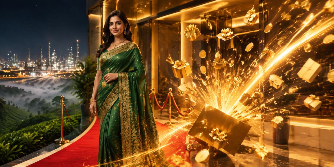 গাজীপুরের চা বাগানে একজন ব্যবহারকারী নিরাপদে মোবাইলে বেটিং করছেন